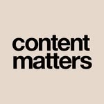 contentmattersagency profile picture